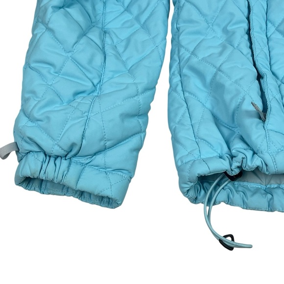 Columbia Interchange Womens Jacket Lined Quilted Mock Neck Blue XL - Picture 7 of 10